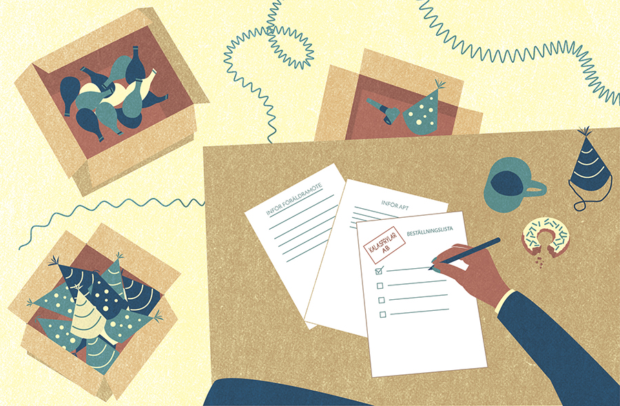 Editorial illustration by Emelie Zetterberg