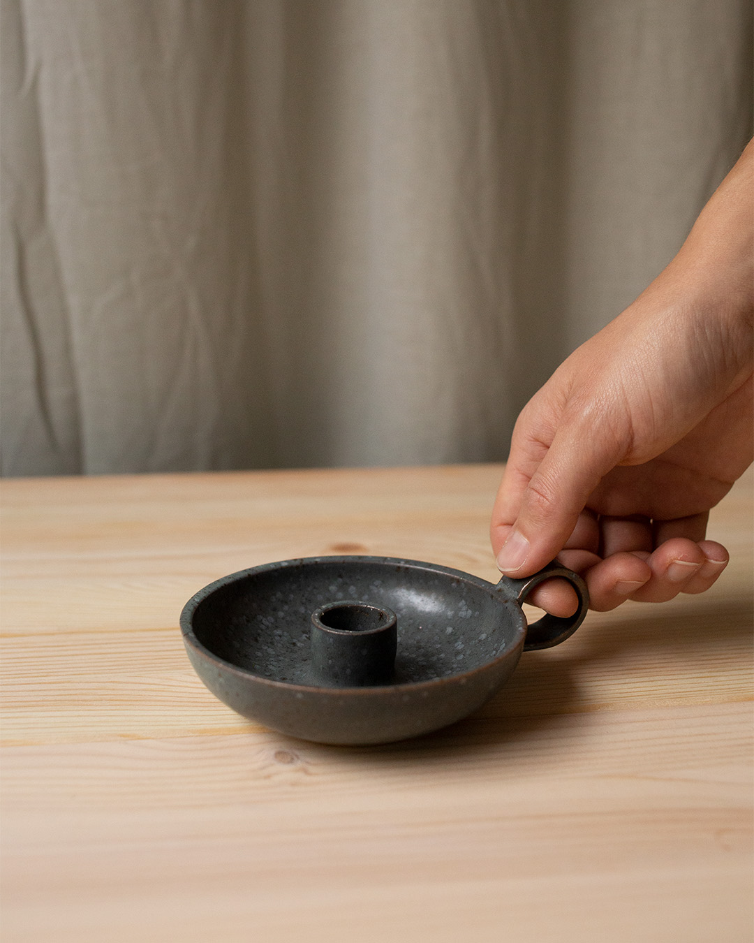 Candle holder – Asteroid by Emelie Zetterberg