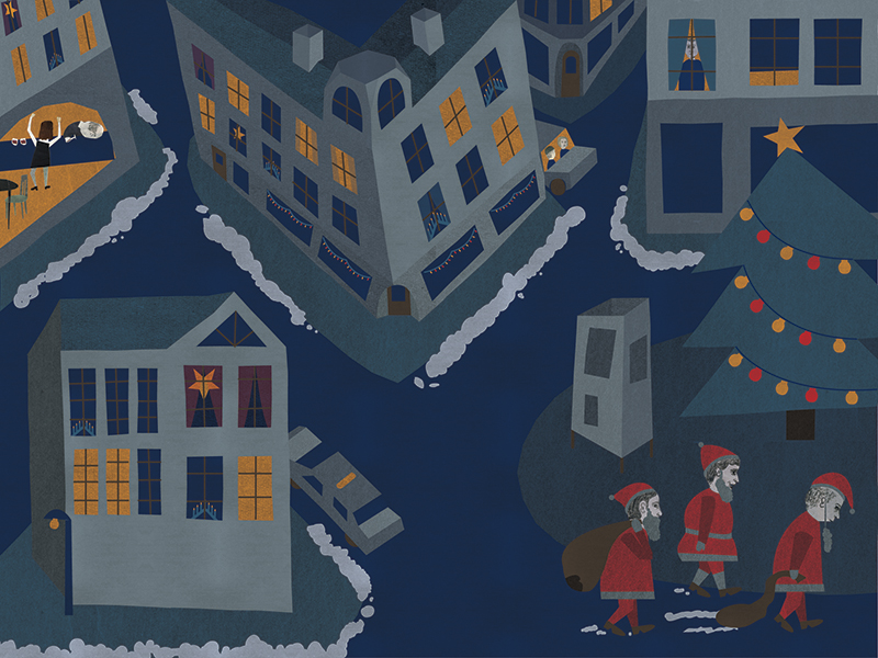 Short story illustrations by Emelie Zetterberg